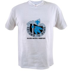 334SR - A01 - 04 - DUI - 334th Signal Company with Text - Value T-shirt
