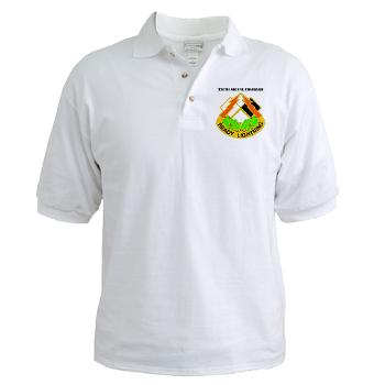 335SC - A01 - 01 - DUI -335th Signal Command with Text - Golf Shirt - Click Image to Close