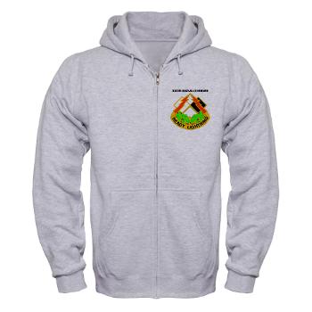 335SC - A01 - 01 - DUI -335th Signal Command with Text - Zip Hoodie