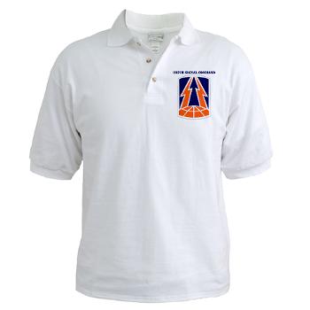 335SC - A01 - 01 - SSI -335th Signal Command with Text - Golf Shirt