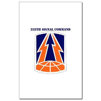 335SC - A01 - 01 - SSI -335th Signal Command with Text - Mini Poster Print
