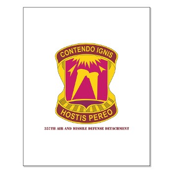 357AMDD - M01 - 02 - DUI - 357th Air & Missile Defense Detachment with Text Small Poster