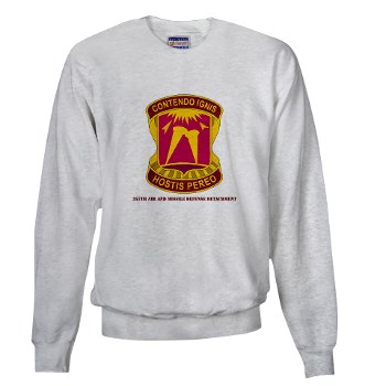357AMDD - M01 - 03 - DUI - 357th Air & Missile Defense Detachment with Text Sweatshirt - Click Image to Close