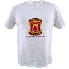 357AMDD - M01 - 04 - DUI - 357th Air & Missile Defense Detachment with Text Value T-Shirt - Click Image to Close
