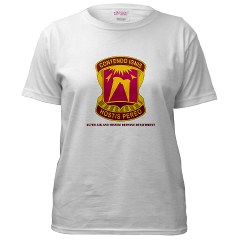 357AMDD - M01 - 04 - DUI - 357th Air & Missile Defense Detachment with Text Women's T-Shirt - Click Image to Close
