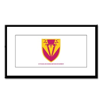 357AMDD - M01 - 02 - SSI - 357th Air & Missile Defense Detachment with Text Small Framed Print