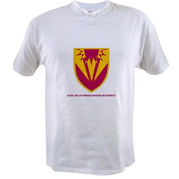 357AMDD - M01 - 04 - SSI - 357th Air & Missile Defense Detachment with Text Value T-Shirt - Click Image to Close