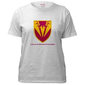 357AMDD - M01 - 04 - SSI - 357th Air & Missile Defense Detachment with Text Women's T-Shirt - Click Image to Close