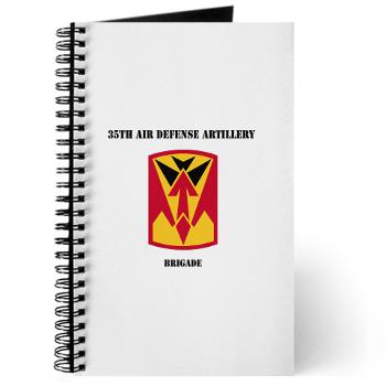 35ADAB - M01 - 02 - SSI - 35th Air Defense Artillery Brigade with Text - Journal