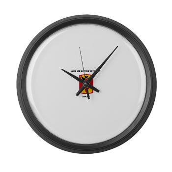 35ADAB - M01 - 03 - SSI - 35th Air Defense Artillery Brigade with Text - Large Wall Clock - Click Image to Close