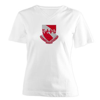 35EB - A01 - 04 - DUI - 35th Engineer Battalion - Women's V-Neck T-Shirt1