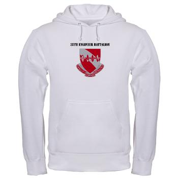 35EB - A01 - 03 - DUI - 35th Engineer Battalion with Text - Hooded Sweatshirt