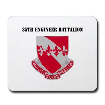 35EB - M01 - 03 - DUI - 35th Engineer Battalion with Text - Mousepad - Click Image to Close