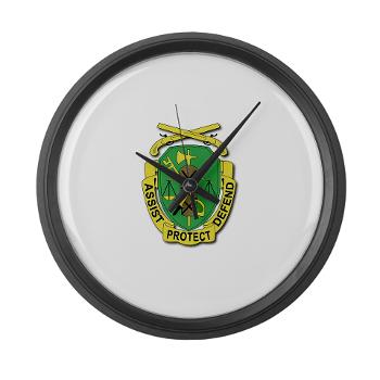 35MPD - M01 - 03 - DUI - 35th Military Police Detachment - Large Wall Clock