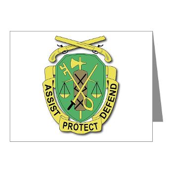 35MPD - M01 - 02 - DUI - 35th Military Police Detachment - Note Cards (Pk of 20)