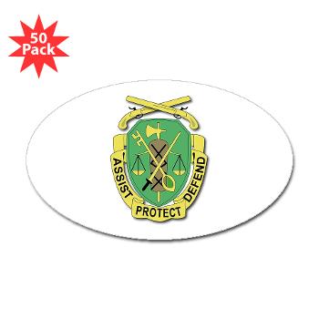 35MPD - M01 - 01 - DUI - 35th Military Police Detachment - Sticker (Oval 50 pk)