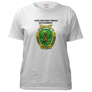 35MPD - A01 - 04 - DUI - 35th Military Police Detachment with text - Women's T-Shirt