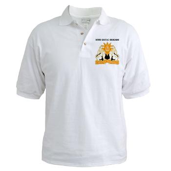 35SB - A01 - 04 - DUI - 35th Signal Brigade with Text - Golf Shirt
