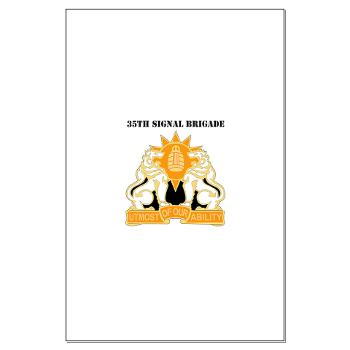 35SB - M01 - 02 - DUI - 35th Signal Brigade with Text - Large Poster - Click Image to Close