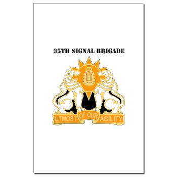 35SB - M01 - 02 - DUI - 35th Signal Brigade with Text - Mini Poster Print - Click Image to Close