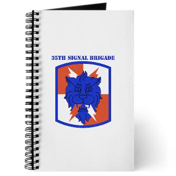 35SB - M01 - 02 - SSI - 35th Signal Brigade with Text - Journal