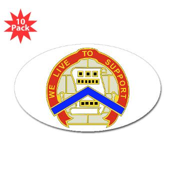 364ESC - M01 - 01 - DUI - 364th Expeditionary Sustainment Command Sticker (Oval 10 pk)