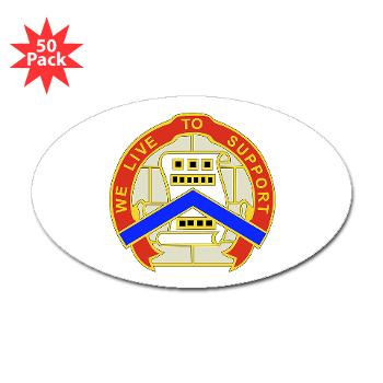364ESC - M01 - 01 - DUI - 364th Expeditionary Sustainment Command Sticker (Oval 50 pk)