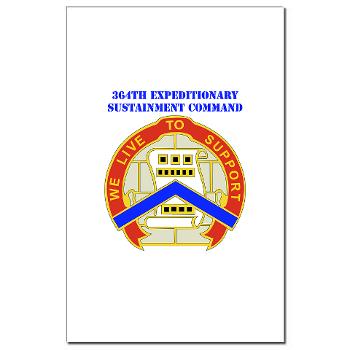 364ESC - M01 - 02 - DUI - 364th Expeditionary Sustainment Command with Text Mini Poster Print