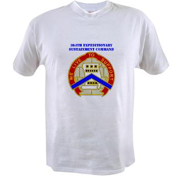 364ESC - A01 - 04 - DUI - 364th Expeditionary Sustainment Command with Text Value T-Shirt - Click Image to Close