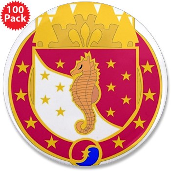 36EB - M01 - 01 - DUI - 36th Engineer Brigade with Text 3.5" Button (100 pack) - Click Image to Close