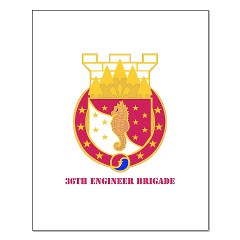 36EB - M01 - 02 - DUI - 36th Engineer Brigade with Text Small Poster