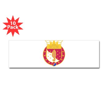 36EB - M01 - 01 - DUI - 36th Engineer Brigade with Text Sticker (Bumper 10 pk)