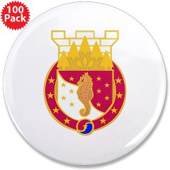 36EB - M01 - 01 - DUI - 36th Engineer Brigade 3.5" Button (100 pack)