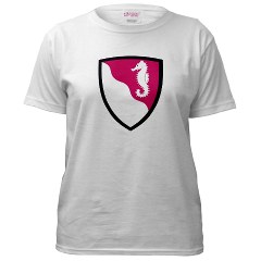 36EB - A01 - 04 - SSI - 36th Engineer Brigade Women's T-Shirt - Click Image to Close