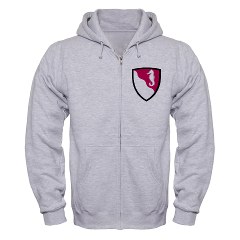 36EB - A01 - 03 - SSI - 36th Engineer Brigade Zip Hoodie - Click Image to Close