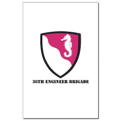 36EB - M01 - 02 - SSI - 36th Engineer Brigade with Text Mini Poster Print
