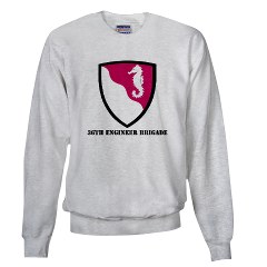 36EB - A01 - 03 - SSI - 36th Engineer Brigade with Text Sweatshirt