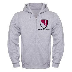 36EB - A01 - 03 - SSI - 36th Engineer Brigade with Text Zip Hoodie