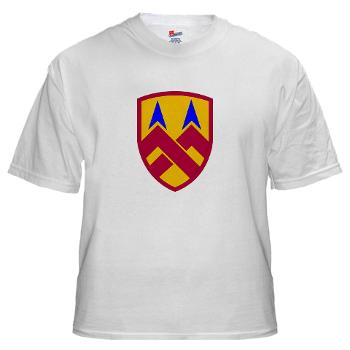 377SC - A01 - 04 - 377th Sustainment Command - White T-Shirt - Click Image to Close