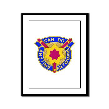 377SC - M01 - 02 - DUI - 377th Sustainment Command - Framed Panel Print - Click Image to Close