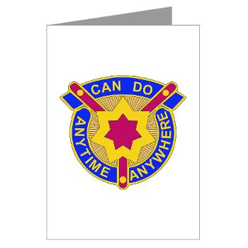 377SC - M01 - 02 - DUI - 377th Sustainment Command - Greeting Cards (Pk of 10) - Click Image to Close