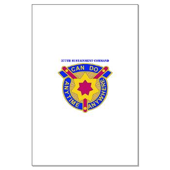 377SC - M01 - 02 - DUI - 377th Sustainment Command with Text - Large Poster - Click Image to Close