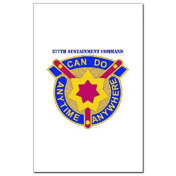 377SC - M01 - 02 - DUI - 377th Sustainment Command with Text - Mini Poster Print - Click Image to Close