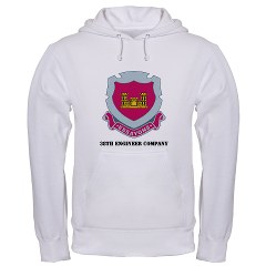 38EC - A01 - 03 - DUI - 38th Engineer Company with Text - Hooded Sweatshirt - Click Image to Close
