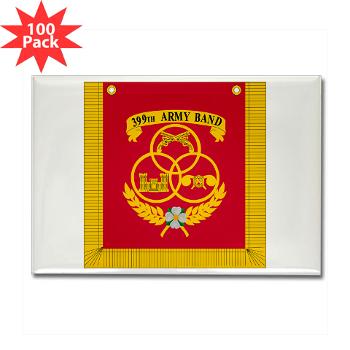 399AB - M01 - 01 - DUI - 399th Army Band - Rectangle Magnet (100 pack)