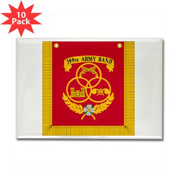 399AB - M01 - 01 - DUI - 399th Army Band - Rectangle Magnet (10 pack)