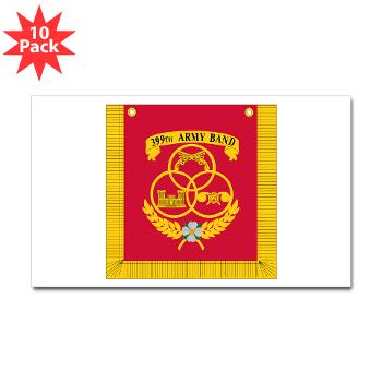 399AB - M01 - 01 - DUI - 399th Army Band - Sticker (Rectangle 10 pk)