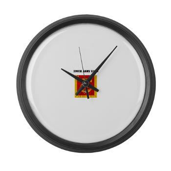 399AB - M01 - 03 - DUI - 399th Army Band with Text - Large Wall Clock