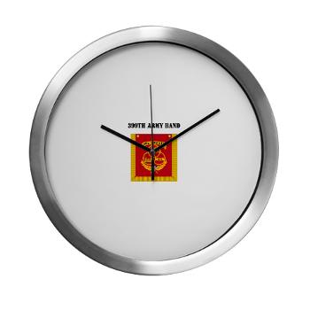 399AB - M01 - 03 - DUI - 399th Army Band with Text - Modern Wall Clock