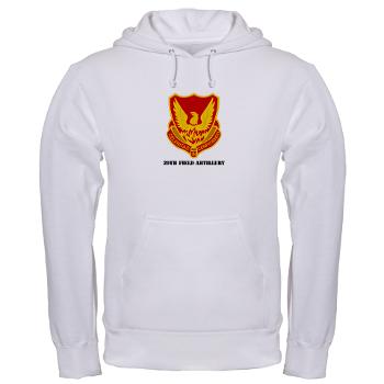 39FA - A01 - 03 - DUI - 39th Field Artillery with Text - Hooded Sweatshirt